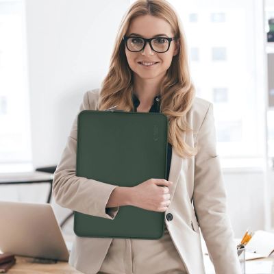 8. Torba na laptopa 15-16" Tech-Protect Neoslim - zielona