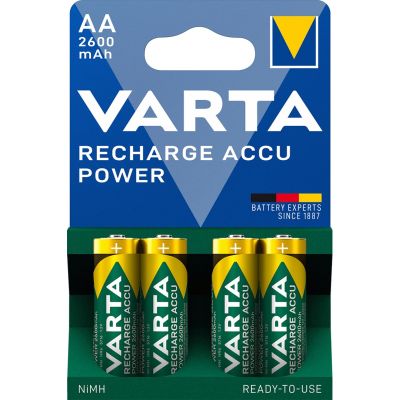 5. Zestaw akumulatorków AA VARTA Ready2Use 5716101404 (2600mAh ; Ni-MH)