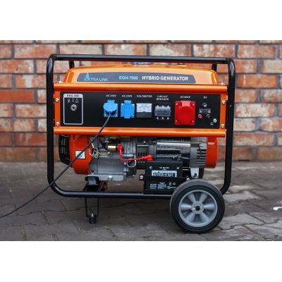 22. Extralink Agregat prądotwórczy EGH-7000 hybrydowy, 7kW