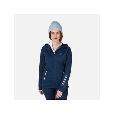 3. Kurtka Rossignol W Softshell Hoodie Jkt granatowy