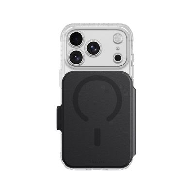 Etui AMAZINGTHING Titan Pro Lens Flip Set na iPhone 18 Pro Max z portfelem kompatybilne z MagSafe - czarne