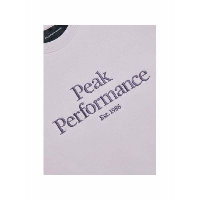 8. Bluza Peak Performance W Original Crew fioletowy