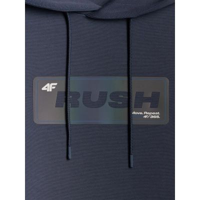 8. Bluza dresowa regular z kapturem męska 4F 4FRSS26TSWSM2801-31S