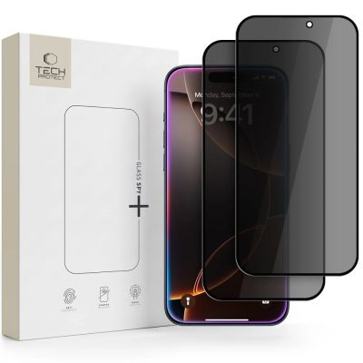 Szkło hartowane Tech-Protect Glass SPY+ 2-Pack prywatyzujące na iPhone 18 Pro Max