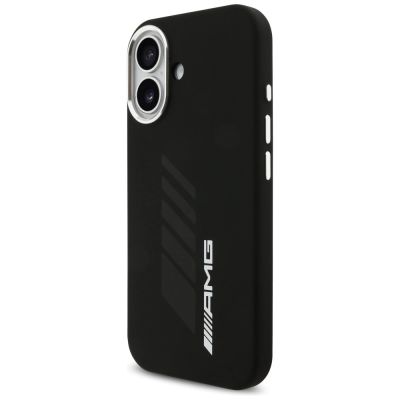 2. Etui AMG Silicone Oversize Rhombs MagSafe na iPhone 17 - czarne