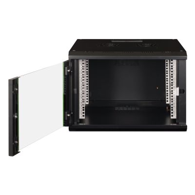 5. Digitus Szafa sieciowa wisząca Unique 19" 7U rack 600x600, drzwi szyba, czarny, niedzielona, złożona, 100kg