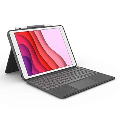 8. Logitech Combo Touch QWERTZ Niemiecki Smart Connector Grafitowy