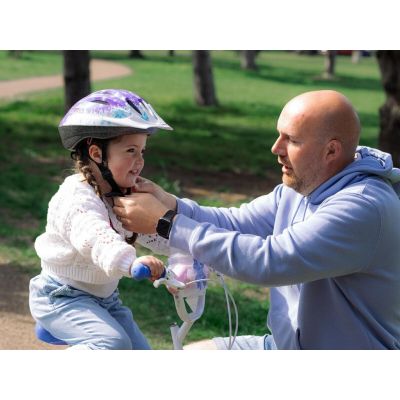 8. Kask dziecięcy Huffy Disney Kraina Lodu (01315HL)
