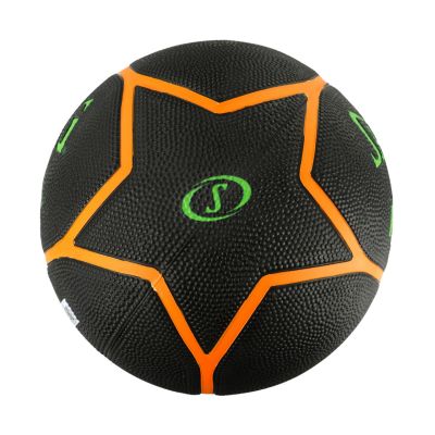 2. Piłka do koszykówki Spalding Highlight czarno-zielono-pomarańczowa 84354Z