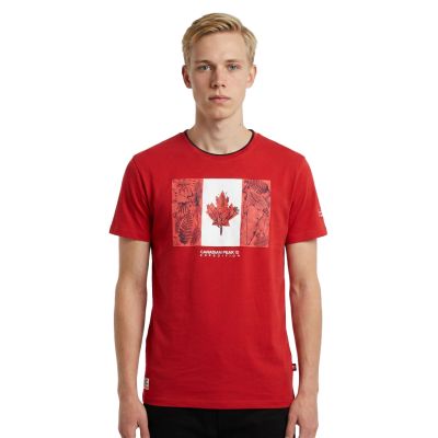 5. Koszulka Canadian Peak JPALMEAK RED RM MEN 233 (RBMSZ2057H/CP-ROUGE)