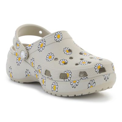 CROCS CLASSIC PLATFORM CLOG W FLORAL METEOR 212668-1WY