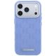 3. Etui Karl Lagerfeld Grained Mono Resin Logo MagSafe na iPhone 17 Pro / 18 Pro - jasnoniebieskie