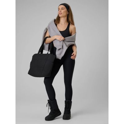 5. Legginsy dzianinowe prążkowane damskie 4F 4FRSS26TTIGF302-20S