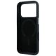 7. Etui BMW Sign Inclined Deboss Letters MagSafe na iPhone 17 Pro / 18 Pro - szare