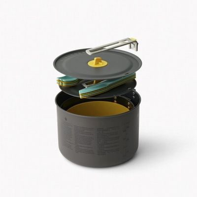 2. Zestaw naczyń Sea to Summit Frontier UL Two Pot Cook Set 4P 14 Piece