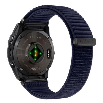 2. Pasek Tech-Protect NylonLoop na Garmin Fenix 5X / 5X Plus / 6X / 6X Pro / 7X / 8 / 8 Pro / 9 / 9 Pro (51 mm) - granatowy