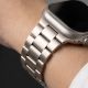 9. Bransoleta Tech-Protect Stainless na Apple Watch 44 / 45 / 46 / 49 mm - srebrno-złoty