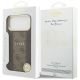 8. Etui Guess 4G Stripe MagSafe na iPhone 17 Pro Max - brązowe