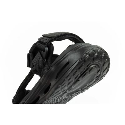 7. Lee Cooper buty męskie sandały na rzepy na lato czarne lekkie