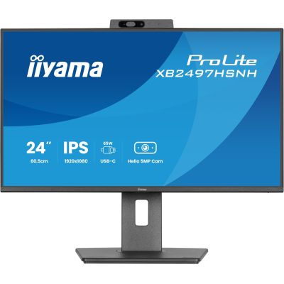 3. iiyama ProLite XB2497HSNH-B1 24IN IPS LCD 4MS 1920X1080 350CD/M2 HDMI/DP/USB 2 monitor komputerowy 60,5 cm (23.8") 1920 x 1080 px Full HD Czarny