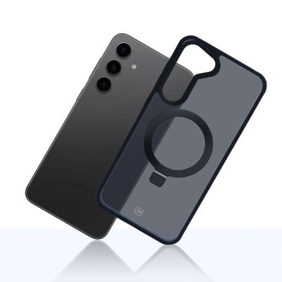7. Etui 3mk Smoke Case Mag&Stand na Samsung Galaxy S24+ - czarne