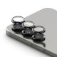 3. Ochronne nakładki Ringke Camera Frame Protector 2-pack na Samsung Galaxy S25+ Ultra - czarny