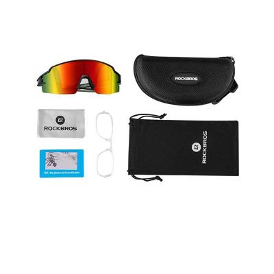 3. Rockbros okulary z polaryzacją 5 szkieł grey