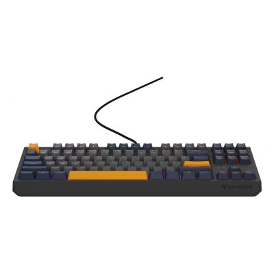 6. GENESIS Thor 230 TKL klawiatura Gaming USB QWERTY Angielski Niebieski