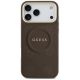 3. Etui Guess Peony Hot Stamp MagSafe na iPhone 18 Pro Max / 17 Pro Max - brązowe