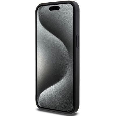 5. Etui Karl Lagerfeld Gripstand Saffiano Choupette Pins na iPhone 13 Pro / 13 - czarne