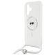 5. Etui Karl Lagerfeld Crossbody IML Karl Head Magsafe na iPhone 16 - przezroczyste