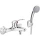 Bateria wannowa ścienna z zestawem prysznicowym BYU_011M 5907650801054