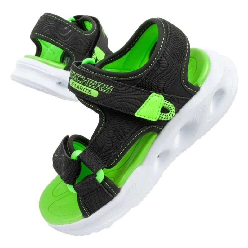 12. Sandały Skechers Jr 401673L/BKLM