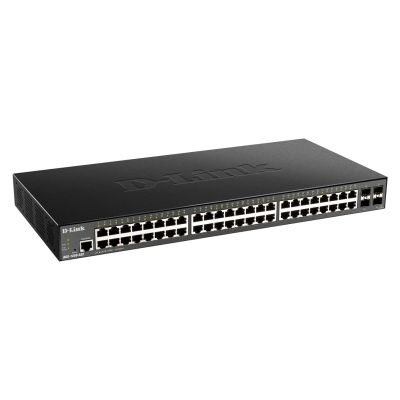 2. D-Link DGS 1250-52X - Przełącznik - Inteligentny - 48 x+ 4 10 Gigabit SFP+ - Przełącznik - Światłowód