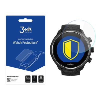 Szkło hybrydowe 3mk Watch Protection™ v. FlexibleGlass na Suunto 9 Baro Titanium