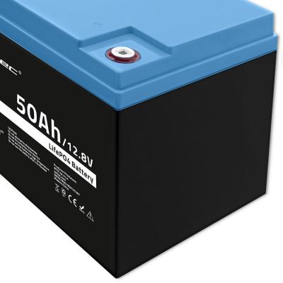 3. QOLTEC AKUMULATOR LIFEPO4 LITOWO-ŻELAZOWO-FOSFORANOWY | 12.8V | 50AH | 640WH | BMS