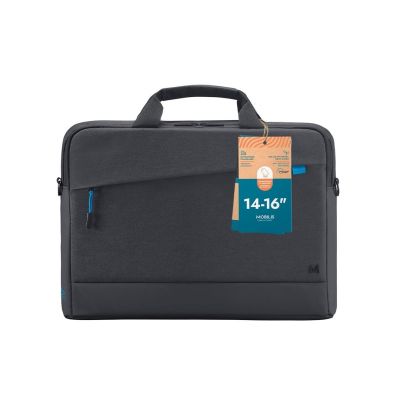 4. Mobilis Trendy Briefcase 14-16" black 35% recycled