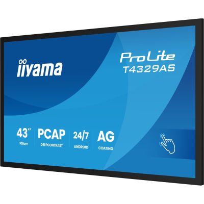 12. Monitor IIYAMA 108cm (42.5") T4329AS-B1AG 16:9 M-Touch 2xHDMI+UBS-C