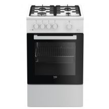 Kuchnia Beko FSG52020FW (Płyta gazowa; Piekarnik gazowy; 500mm)