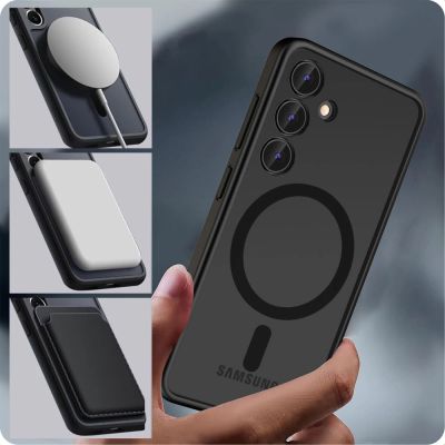 2. Etui Tech-Protect MagMat MagSafe na Samsung Galaxy S24 - czarny mat