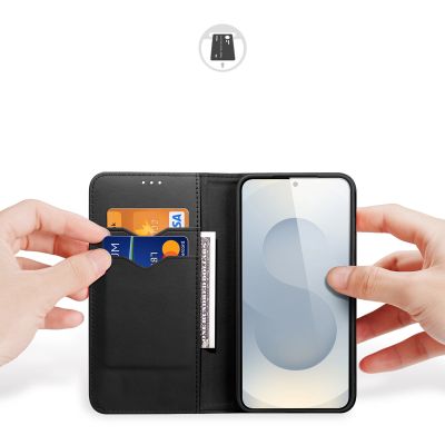 2. Etui Dux Ducis Hivo na Samsung Galaxy S25 Edge z klapką i ochroną RFID - czarne