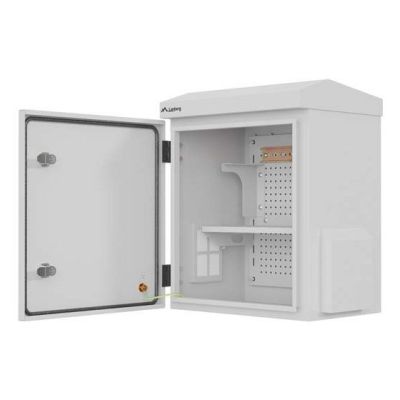 20. SZAFA RACK WISZĄCA 10" HERMETYCZNA IP55 MONTAŻ NA ŚCIANIE/SŁUPIE 320X220X400 SZARA LANBERG (ZŁOŻONA)