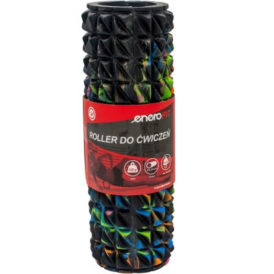 6. WAŁEK ROLLER DO ĆWICZEŃ CAMOUFLAGE 10x30CM ENERO FIT