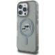 2. Etui Karl Lagerfeld IML Metal Karl&Choupette Head MagSafe na iPhone 16 Pro - czarne