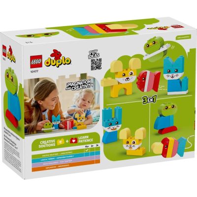 2. LEGO DUPLO MY FIRST 3w1 10477 Kreatywne urocze zwierzaki 3w1