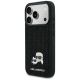 2. Etui Karl Lagerfeld Rhinestones Karl&Choupette Pin na iPhone 17 Pro - czarne