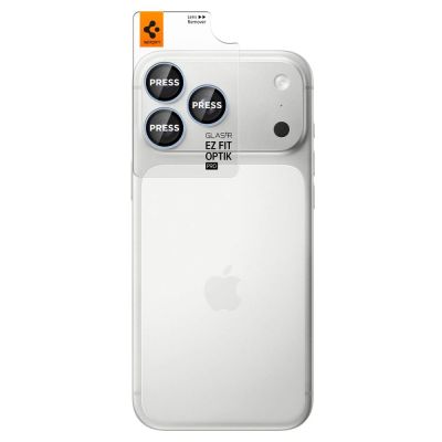 2. Szkło hartowane na aparat Spigen Optik Pro Glas.tR EZ Fit 2-Pack na iPhone 18 Pro / 18 Pro Max - jasnoniebieski