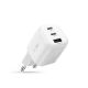 2. Ładowarka sieciowa Tech-Protect NCA100W-GaN 3-Porty PD 3.2 100W / QC3.0 - biała