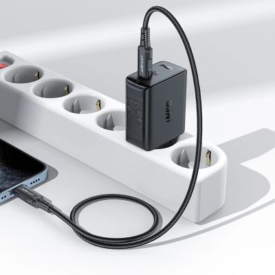 4. Acefast A29 PD50W GaN (USB-C+USB-C) dual port charger black