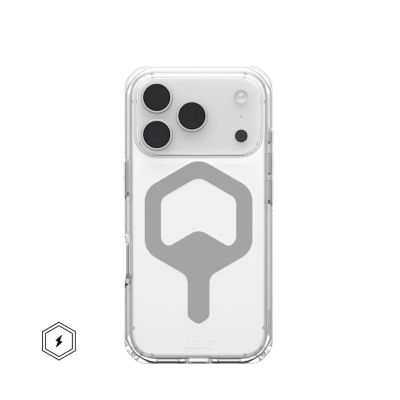 2. Urban Armor Gear Plyo pokrowiec na telefon komórkowy 16 cm (6.3") Srebrny, Przezroczysty